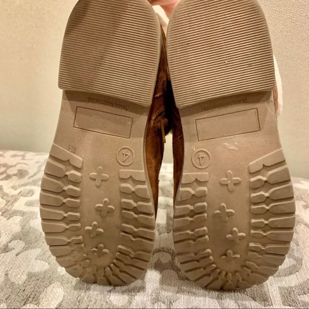 Falls Creek‎ Suede Faux Fur Boots